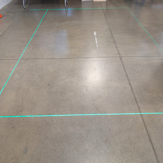 laser floor marking modules for pallet alignment and load orientation
